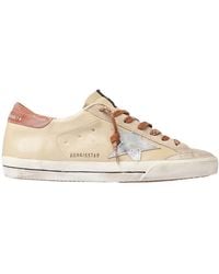 Golden Goose - Star Patch Lace-Up Sneakers - Lyst