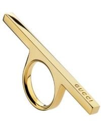 Gucci - Horizontal Bar Ring - Lyst