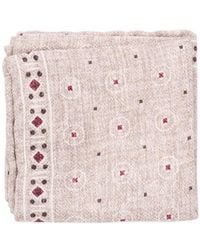Brunello Cucinelli - Checked Silk Scarf - Lyst