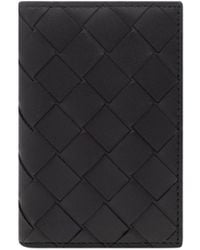Bottega Veneta - Intrecciato Flap Card Case - Lyst