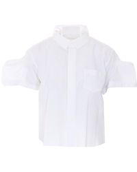 Sacai - Button-Up Short-Sleeved Shirt - Lyst
