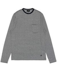 dunhill - Striped Long-Sleeved T-Shirt - Lyst