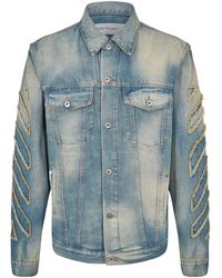 Off-White c/o Virgil Abloh - Casual And Versatile Denim Jacket - Lyst
