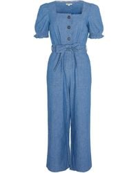 Barbour - Berkley Denim Jumpsuit - Lyst