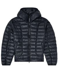 DIESEL - W-Stone-Wrd Hooded Down Jacket - Lyst
