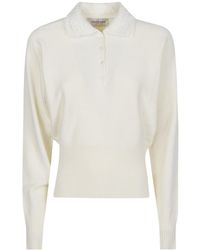 ERMANNO FIRENZE - Button-Up Long-Sleeve Sweater - Lyst