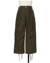 Sacai - Belted Straight-Leg Patns - Lyst