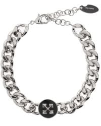 Off-White c/o Virgil Abloh - Logo Engraved Bracelet - Lyst