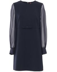 Max Mara - Studio Ritmo Crewneck Long-Sleeved Dress - Lyst