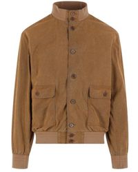 Aspesi - Stand-Up Collar Casual Jacket - Lyst