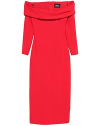 Solace London - London Off-Shoulder Long Dress - Lyst