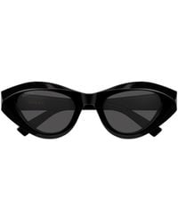 Gucci - Eyewear Cat-Eye Frame Sunglasses - Lyst