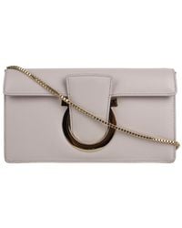 Ferragamo - Flip Open And Close Single Shoulder Bag - Lyst