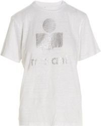 Isabel Marant - Logo Printed Crewneck T-Shirt - Lyst