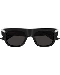 McQueen - Eyewear Rectangle Frame Sunglasses - Lyst