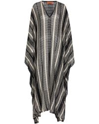 Missoni - Striped Open-Knit Kaftan Cover-Up - Lyst