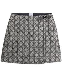 Dior - Alps Cannage Wrap Skirt - Lyst