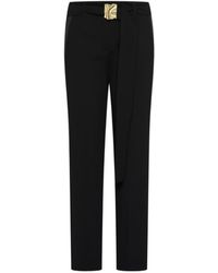 Marella - Straight-Fit Belted Trousers - Lyst