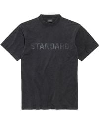 Balenciaga - T-Shirt With A Crinkled Effect - Lyst