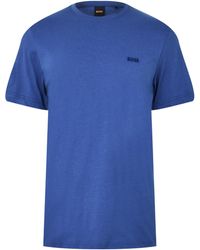 BOSS - Solid Color T-Shirt - Lyst