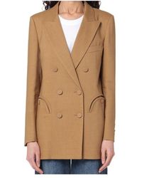 Blazé Milano - Blazé Milano Cobia Camel Blazer - Lyst