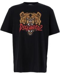 DSquared² - Cotton T-Shirt - Lyst