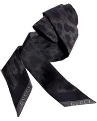 Gucci - Printed Silk Twill Ribbon - Lyst