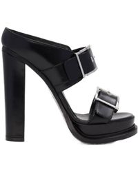McQueen - Slip-On Platform Sandals - Lyst