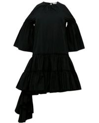 JW Anderson - Jw Anderson Ruffles Cut-Out Sleeve Dress - Lyst