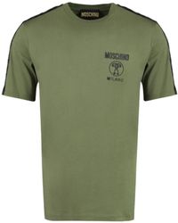Moschino - Double Question Mark Cotton T-Shirt - Lyst