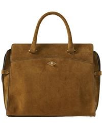 Metier - Private Eye Slim Suede Tote - Lyst