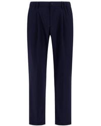 Herno - Pleated Tailored Trousers - Lyst