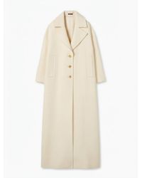Gucci - Gg Crêpe Single-Breasted Coat - Lyst