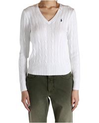 Polo Ralph Lauren - V-Neck Long Sleeved Jumper - Lyst