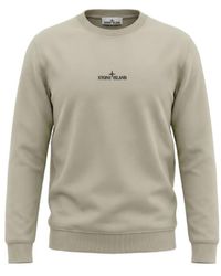 Stone Island - Compass-Print Crew-Neck Sweatshirt - Lyst