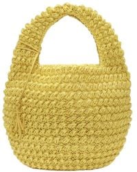 JW Anderson - Jw Anderson Logo Charm Popcorn Large Basket Bag - Lyst