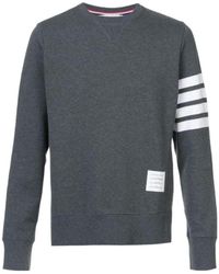 Thom Browne - Classic Loopback 4-Bar Sweatshirt - Lyst