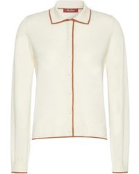 Max Mara - Studio Targa Button-Up Cardigan - Lyst