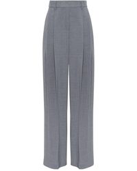Brunello Cucinelli - Pleated Wide-Leg Trousers - Lyst