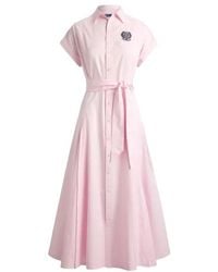 Polo Ralph Lauren - Striped A-Line Shirtdress - Lyst