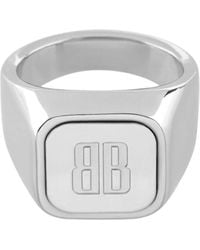 Balenciaga - Nano Signet Ring - Lyst
