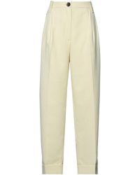 Ganni - Straight-Leg Casual Trousers - Lyst