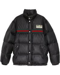 Gucci - Logo-Patch Padded Jacket - Lyst