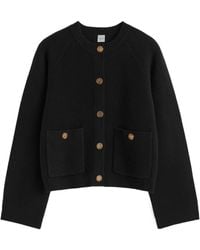 TOTEME - Totême Buttoned Knitted Cardigan - Lyst