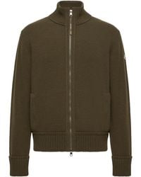 Moncler - Zip-Up Stand-Collar Cardigan - Lyst