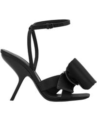 Ferragamo - Asymmetrical Bow High-Heeled Sandals - Lyst