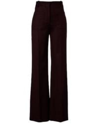 Victoria Beckham - Alina Virgin Wool Wide-Leg Pants - Lyst