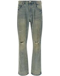 Purple Brand - Distressed Dirty Fade Down Jeans - Lyst