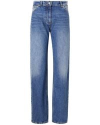 Magda Butrym - High-Rise Straight-Leg Boyfriend Jeans - Lyst