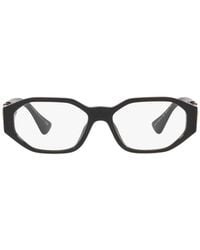 Versace - Eyewear Rectangular Frame Glasses - Lyst